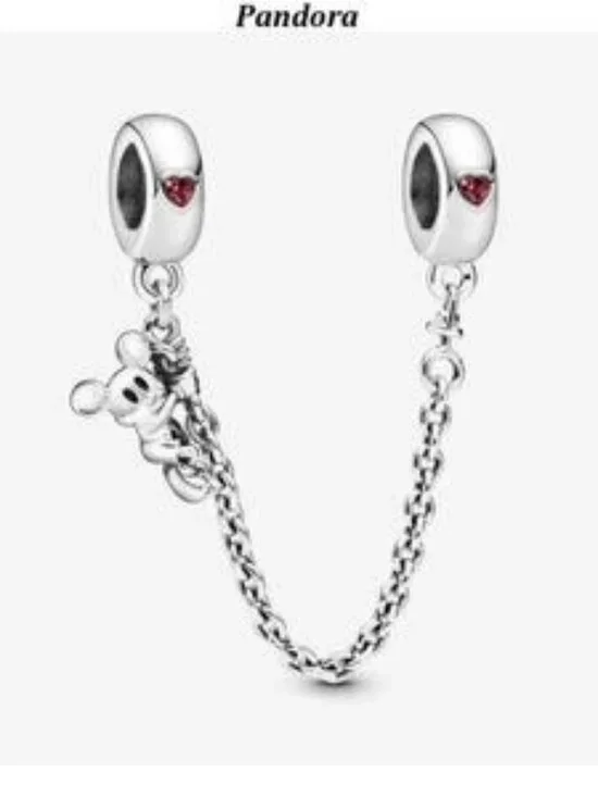 Pandora Disney, Climbing Mickey Safety Chain - Picture 1 of 3